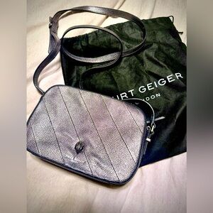 Kurt Geiger dark silver shoulder bag  *NEW*